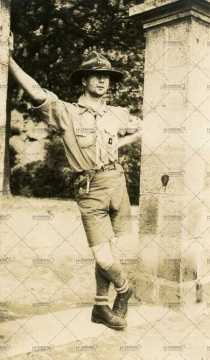 Portrait d'une jeune scout